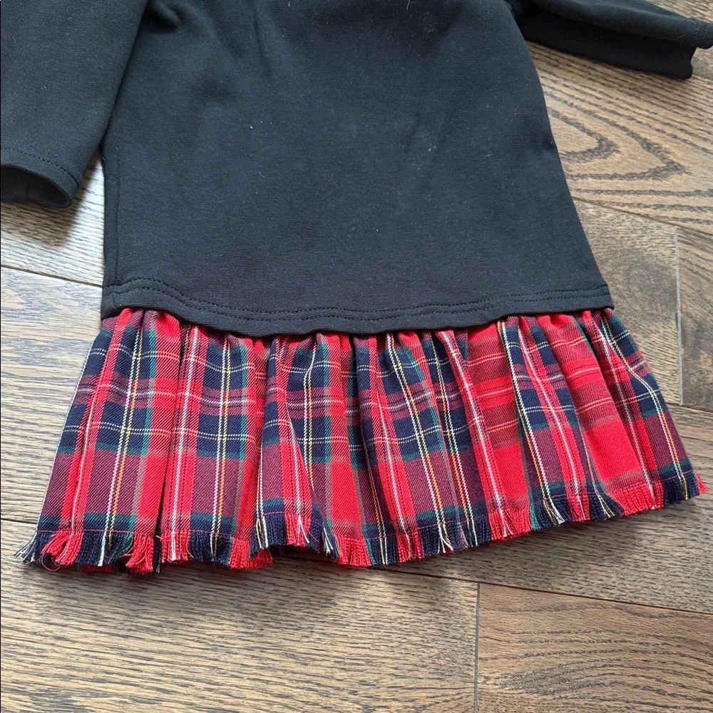 Polo by Ralph Lauren Black velvet collar 2T dress valentines day photoshoot EUC - Picture 3 of 5